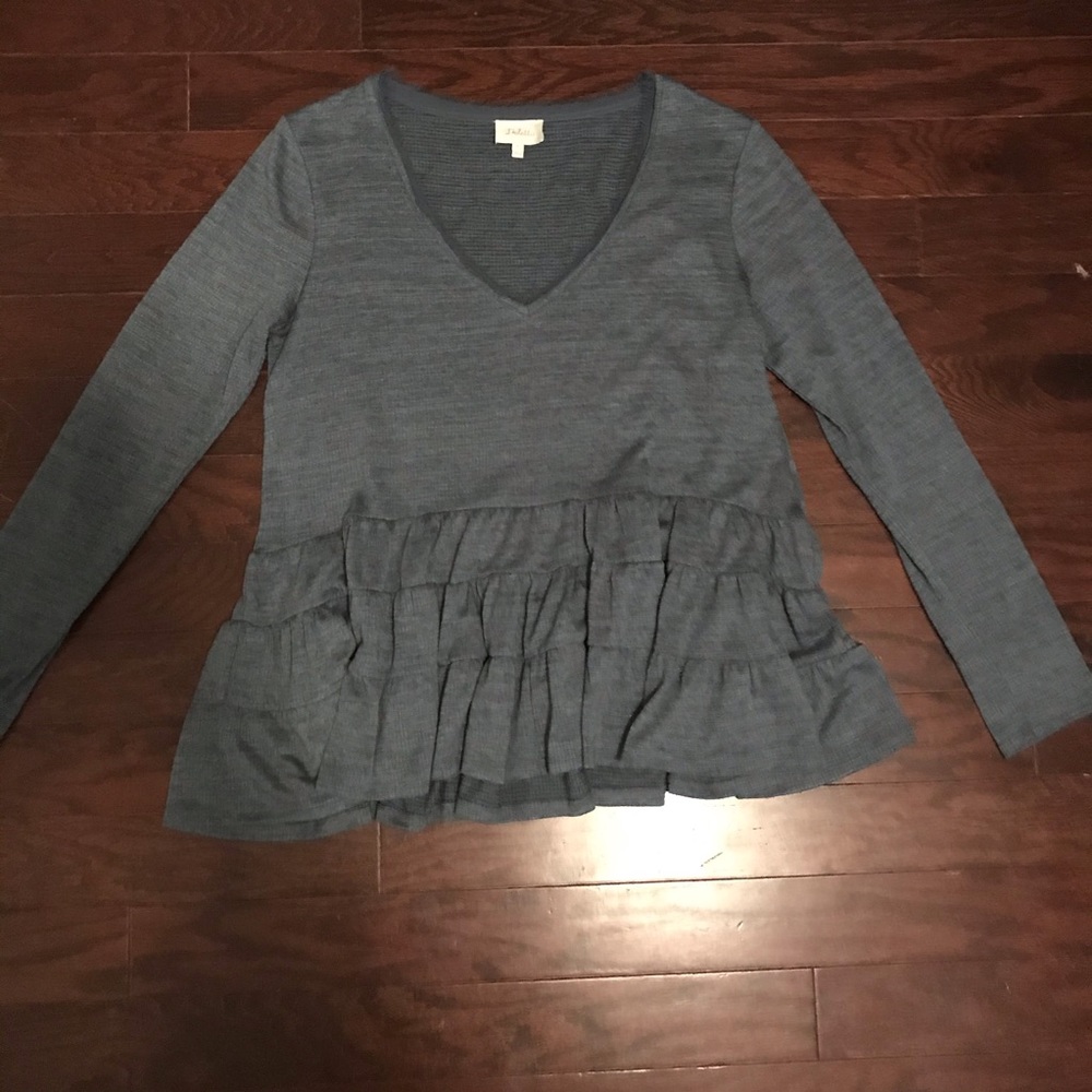 Anthropologie Peplum Long Sleeve